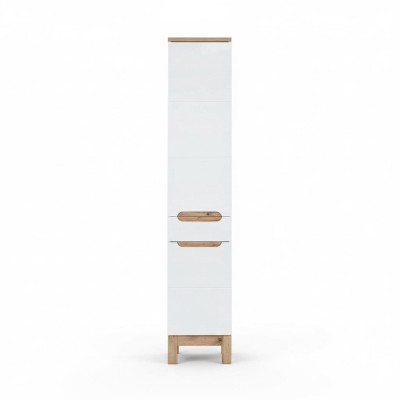 Armario alto estantería de baño 187x35x33 cm