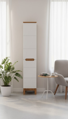 Armario alto Estante para baño Gabinete de baño Muebles de baño Estantes de baño