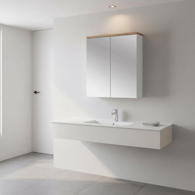Armario con espejo para baño espejo de 60x20x70 cm.