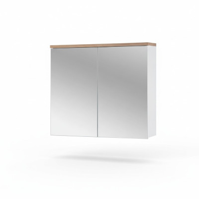 Armario de espejo para la pared, armario de baño con espejo de 80 cm.