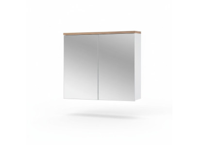Armario de espejo para la pared, armario de baño con espejo de 80 cm.