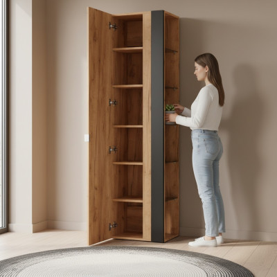 Estante de lujo de alta calidad para baño, mueble de baño.