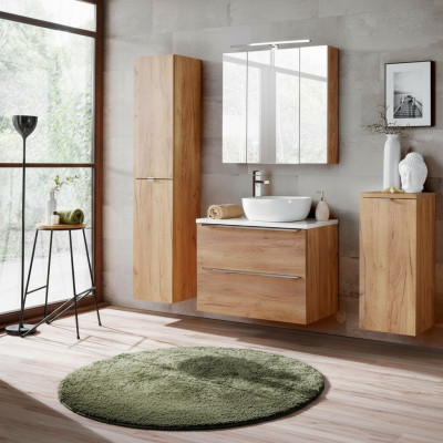 Diseño de muebles de baño Juego de 4 piezas Armario Lavabo