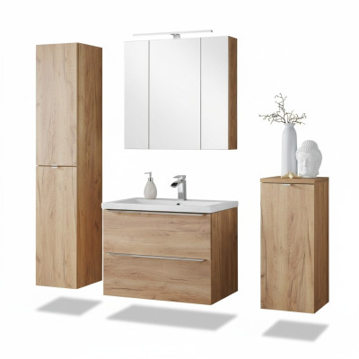 Diseño Muebles de baño Baño 4 piezas Conjunto Armario Decoración Lavabo