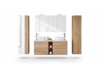 Diseño de muebles de baño Juego de 8 piezas Armario Lavabo