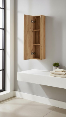 Farmacia Baño Muebles de baño Estante Armario Blanco Armarios decorativos Madera