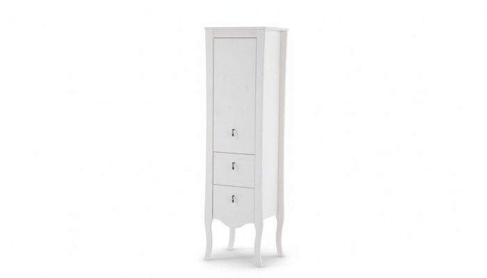 Mueble de baño Armario de baño de madera Armario alto blanco Armario de baño
