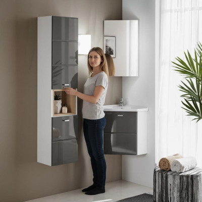 Lavabo mueble de baño conjunto de lavabo de esquina de baño.