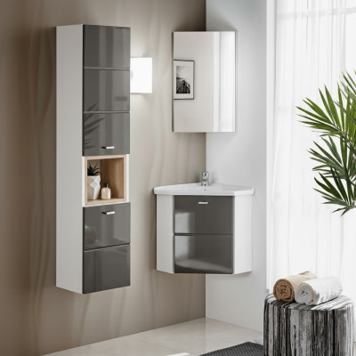 Lavabo mueble de baño conjunto de lavabo de esquina de baño.