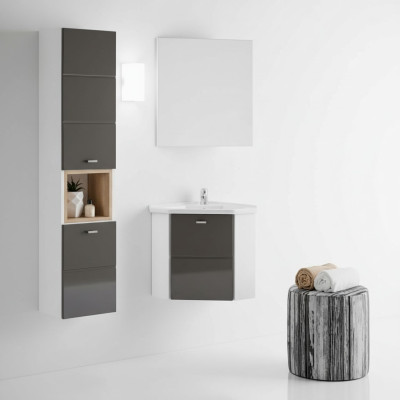 Lavabo mueble de baño conjunto de lavabo de esquina de baño.