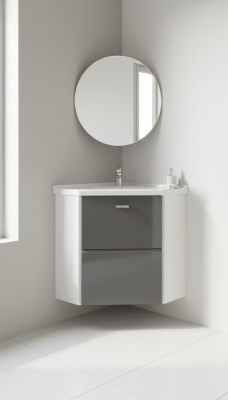 Esquina lavabo Lavabo con mueble bajo de 40 cm Esquina lavabo Lavabo de cerámica