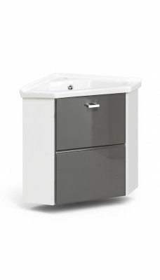 Esquina lavabo Lavabo con mueble bajo de 40 cm Esquina lavabo Lavabo de cerámica