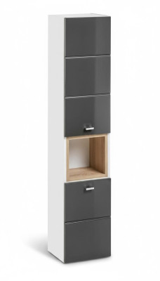 Armario de baño Muebles de baño Armario Armario alto Armario de baño Estante decorativo