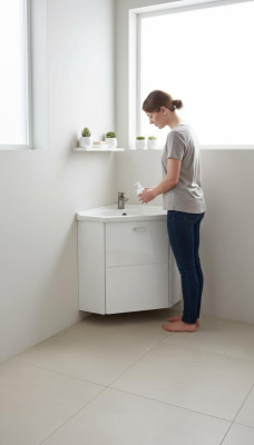 Eckbecken: Lavabo de esquina Ecktisch: Mesa de esquina Waschbecken: Lavabo Eckschrank: Armario de esquina Becken: Cuenco Waschtisch: Lavamanos Ecken: Esquinas