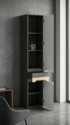 Alta calidad de estantería colgante de baño Armario de lujo para muebles de baño