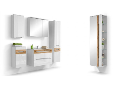 Diseño de muebles de baño Set de 5 piezas Adorno Estante Lavabo