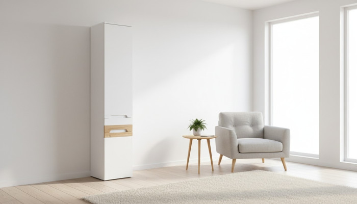 Armario alto Mueble de baño Estantería de baño Mueble decorativo de baño Estantes de baño