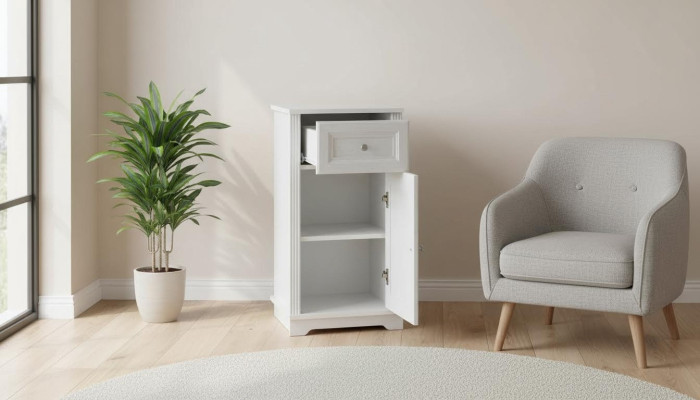 Mueble de baño bajo armario de baño blanco de 81 cm gabinete muebles de baño colgante baño nuevo