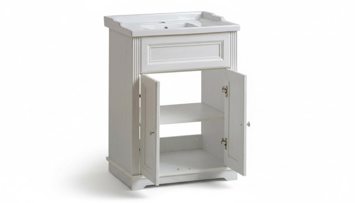 Muebles de baño de estilo antiguo lavabo del país casa de campo baño 60 cm lavabo