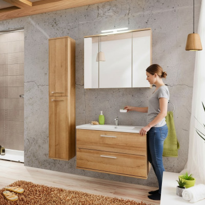 Diseño de muebles de baño Juego decorativo de conjunto de muebles de baño Armario Lavabo