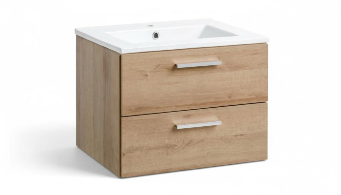 Fregadero suspendido, muebles de baño de alta calidad, tocador, lavabo, lavamanos de 60 cm.