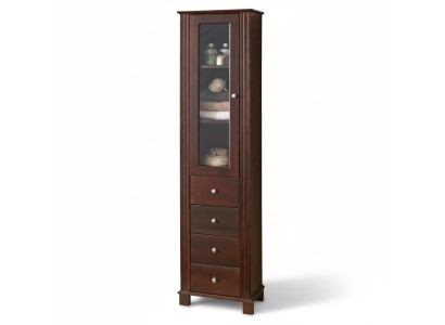 Armario de baño de alta calidad Armario alto Muebles de baño de madera decorativos de lujo