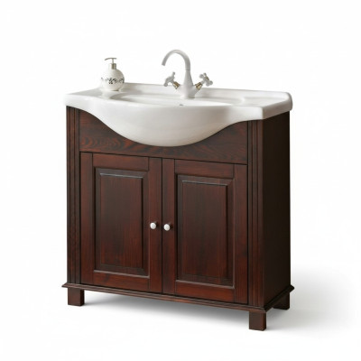 Muebles de baño Lavabo Estilo antiguo Fregadero con armario estilo rústico