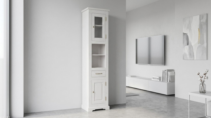 Armario alto de baño Estante decorativo Mueble de baño Baldas Muebles de baño