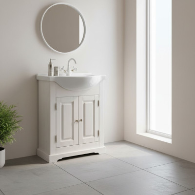 Lavabo Lavabo de cerámica Lavamanos Decorativos para baños