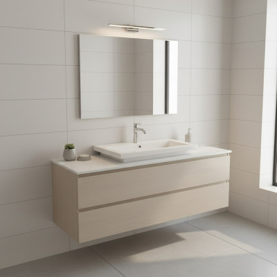 Lavabo de cerámica decorativo Encimera de lavabo encimera de lavabo blanco