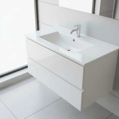 Lavabo de cerámica Lavamanos Lavabo Lavabo de encimera Cuenco de lavado