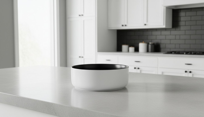 Fregadero de pedestal redondo negro blanco Lavabo Lavabo
