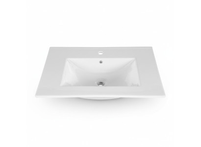 Lavabo de cerámica decorativa Lavabo en blanco Lavabo sobre encimera