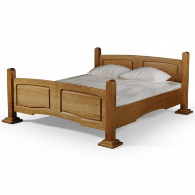 Estilo antiguo Cama clásica Cama doble Camas Dormitorio Madera 60/180cm
