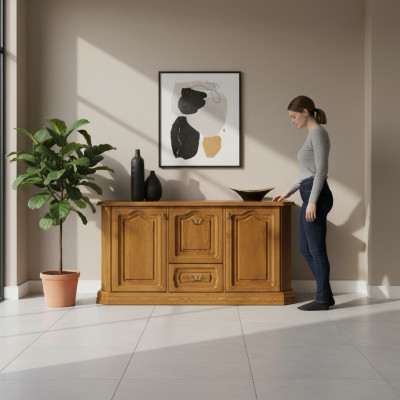 Mueble aparador de madera para casa de campo