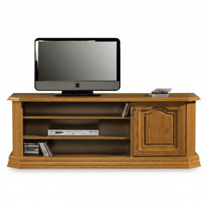 Casa de campo estilo antiguo RTV cómoda televisión barroco rocalla mueble de TV HiFi