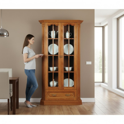 Cómoda Vitrina Cómodas Vitrinas decorativas Aparador de cristal Diseñador