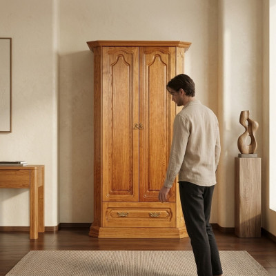 Armario de casa de campo Armario de madera Armario de oficina Armarios clásicos Nuevos