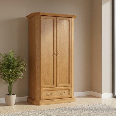 Muebles clásicos de madera, armario, conjunto de armarios, armario ropero, armario de madera, armario de campo.