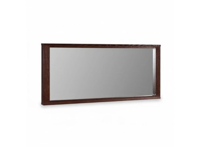Espejo de pared grande y moderno, con marco de madera real.