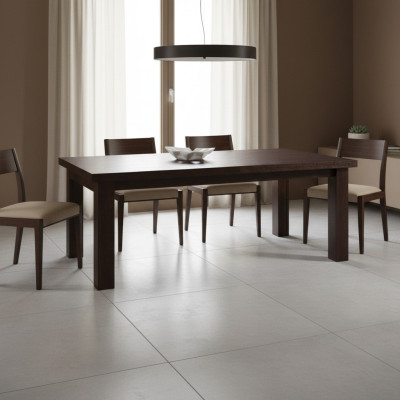 Mesa de comedor Mesa de madera Mesas de madera Mesa Comedor Maciza Extensible Tamaño