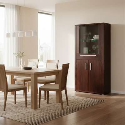 Vitrina armario cómoda estante de cristal vitrinas estantes de madera armarios bar