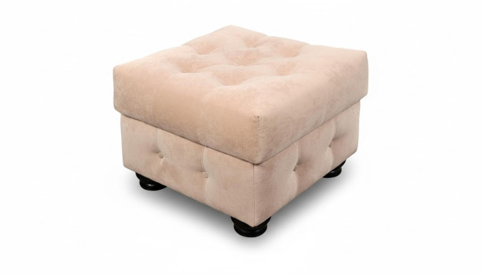 XXL reposapiés de club de salón Hocker textil otomana diseño puf otomano nuevo