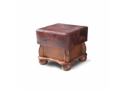 Puf reposapiés XXL Club Lounge Hocker de cuero textil otomano diseñador Pufa otomana.
