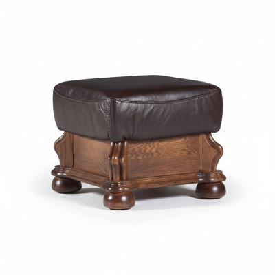 XXL puff otomano Club Lounge taburete de cuero textil decoración diseñador pufa