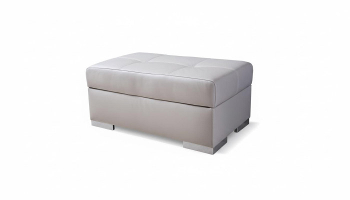 XXL reposapiés Club Lounge decoración taburete cuero textil otomana diseñador pufa