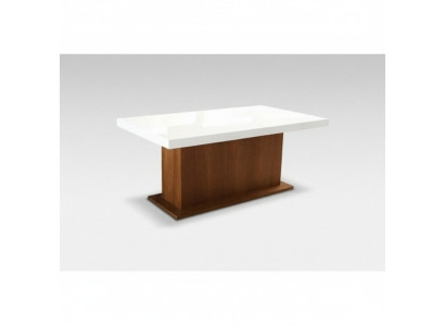 Mesa de columna Mesa de comedor Mesas Mesas de comedor 160/240 cm Oficina Diseño Madera Mesa de conferencias
