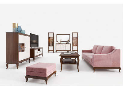 Conjunto de sala de estar vitrina cómoda espejo paredes de salón cómodas diseño