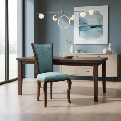 Grupo de comedor 8 x silla de respaldo conjunto de sillas de comedor de madera
