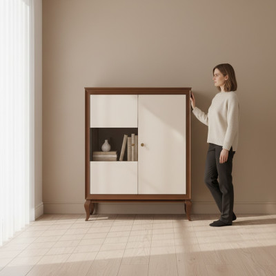 Cómoda vitrina Diseño de cómodas Vitrinas Armario cómoda Moderno armario nuevo
